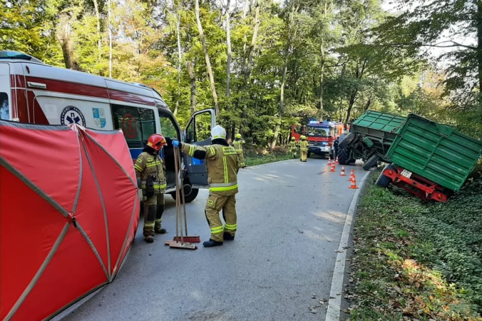 Jedna osoba zginęła, ranni z tragicznego wypadku trafili m.in. do Limanowej - zdjęcie 2