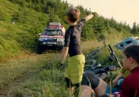 Kampania ratowników poświęcona bezpiecznej turystyce rowerowej. - zdjęcie główne