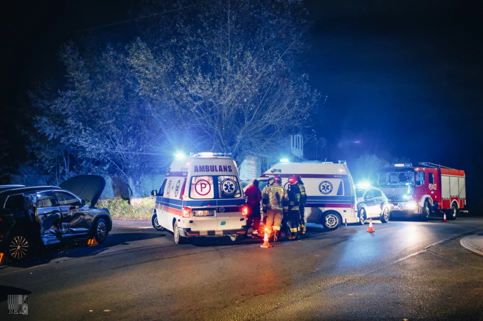 Groźnie wyglądające zderzenie dwóch pojazdów - zdjęcie 3