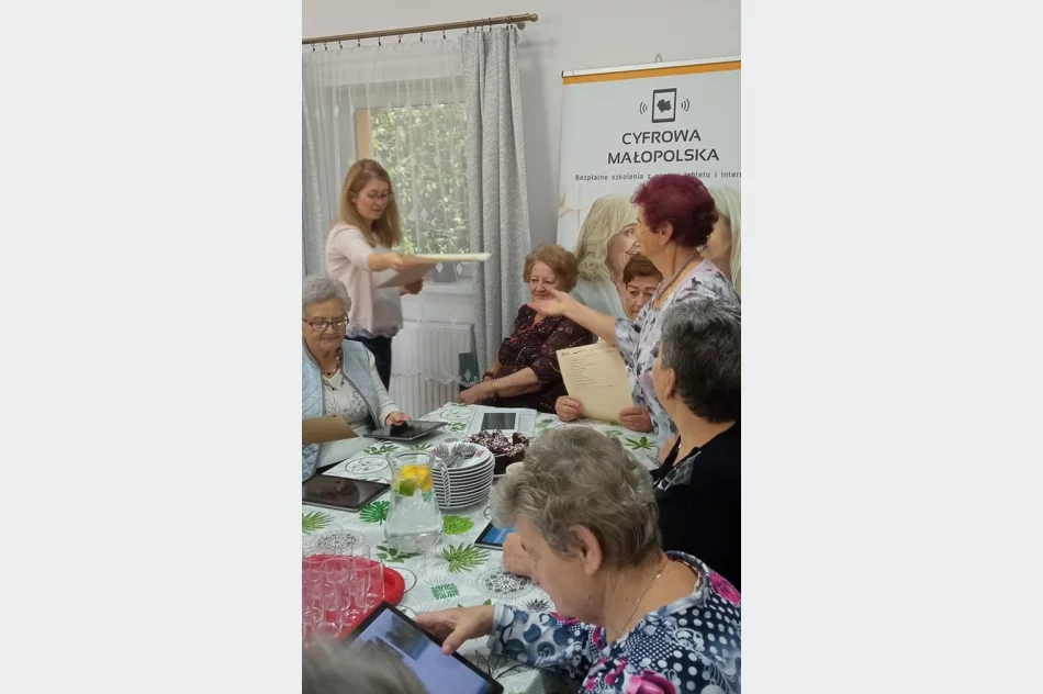 Projekt „Cyfrowa Małopolska” w Dziennym Domu „Senior+” w Limanowej - zdjęcie 7