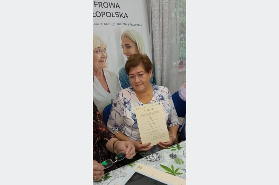 Projekt „Cyfrowa Małopolska” w Dziennym Domu „Senior+” w Limanowej - zdjęcie 12