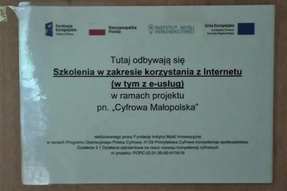 Projekt „Cyfrowa Małopolska” w Dziennym Domu „Senior+” w Limanowej - zdjęcie 19