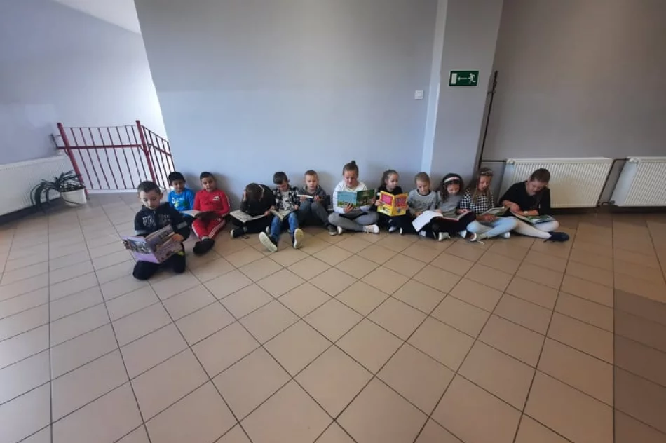 Akcja ,,Przerwa na czytanie” w ZSP nr w Limanowej - zdjęcie 8