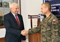 Dowódca 11. Małopolskiej Brygady Obrony Terytorialnej z wizytą w mieście Limanowa - zdjęcie główne