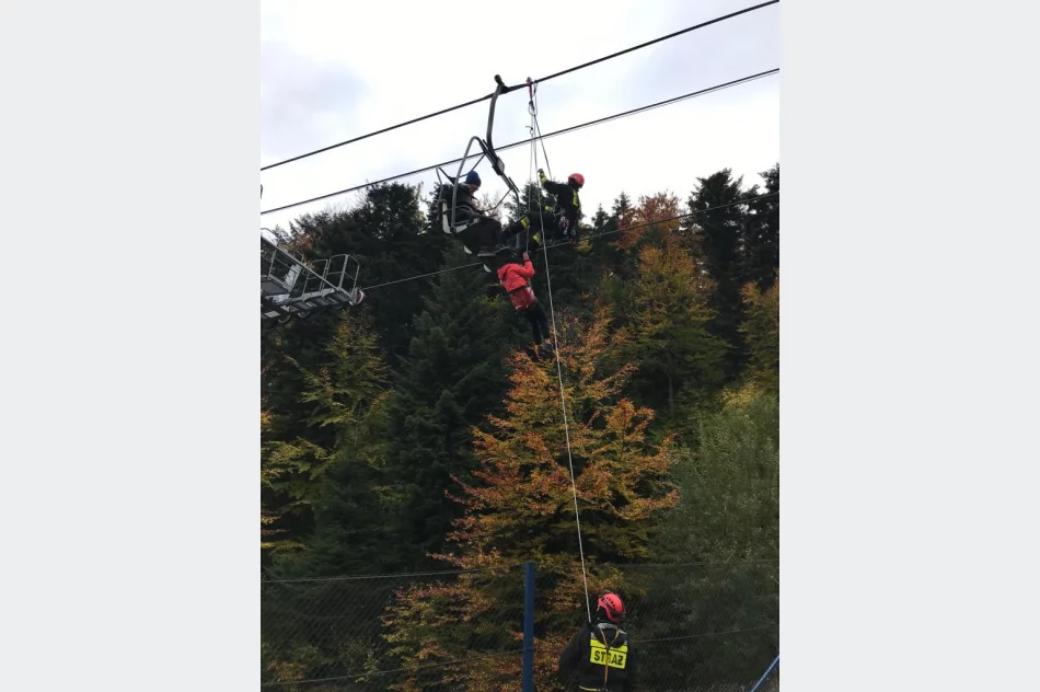 Próbne ewakuacje kolei linowych  - zdjęcie 3