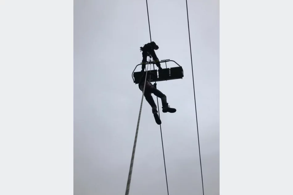 Próbne ewakuacje kolei linowych  - zdjęcie 5