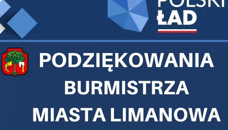 Podziękowania Burmistrza Miasta Limanowa - zdjęcie 1