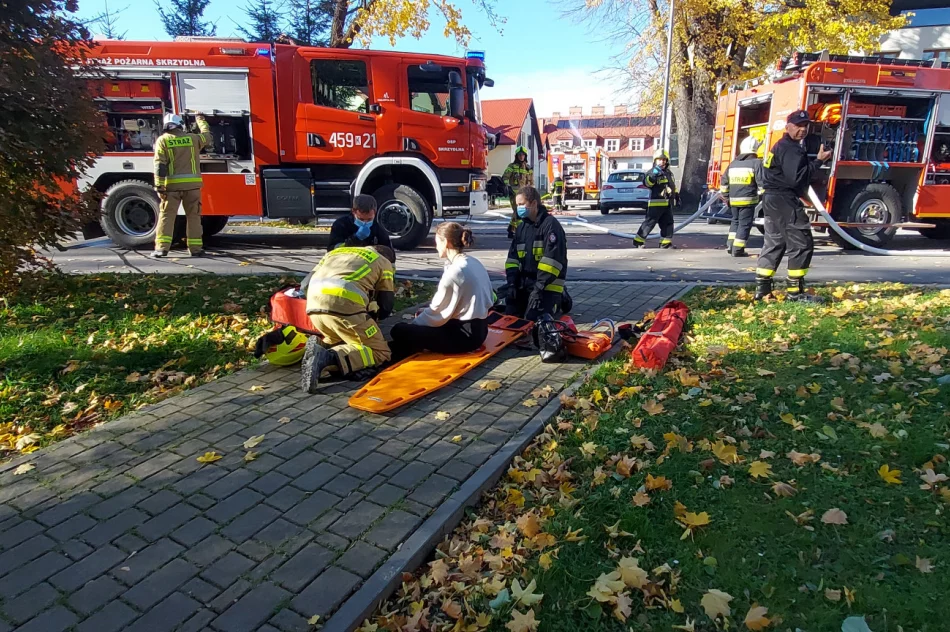 Ewakuacja budynku Urzędu Gminy - zdjęcie 2