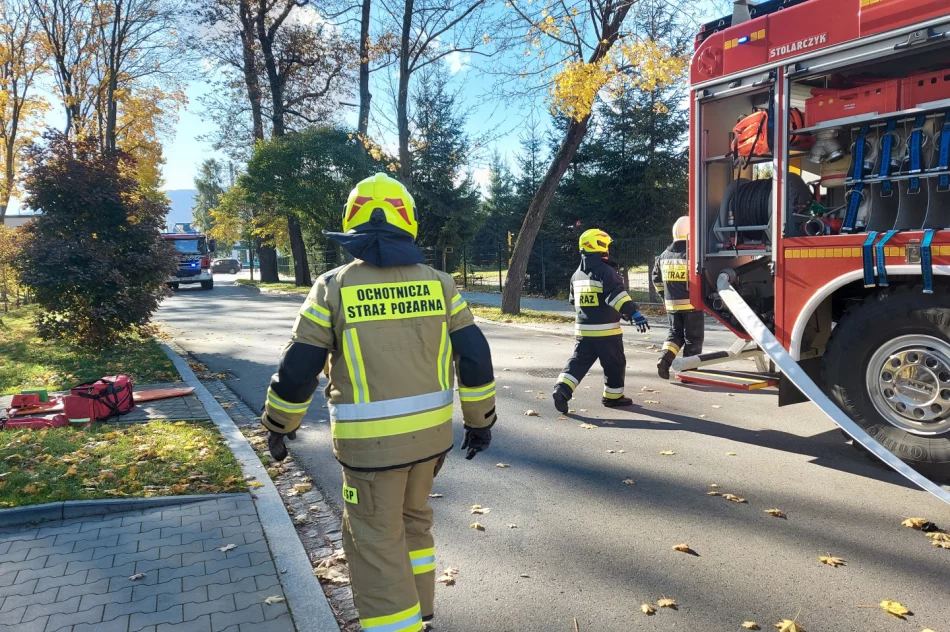 Ewakuacja budynku Urzędu Gminy - zdjęcie 3