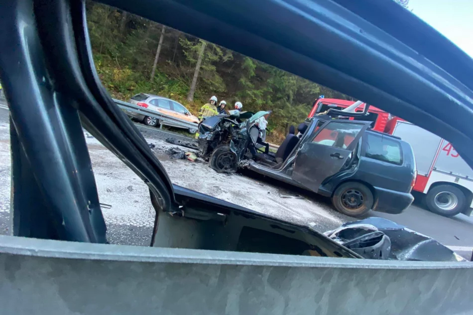 Trzy osoby poszkodowane w wypadku na drodze wojewódzkiej - zdjęcie 5