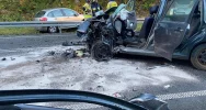 Trzy osoby poszkodowane w wypadku na drodze wojewódzkiej - zdjęcie 4