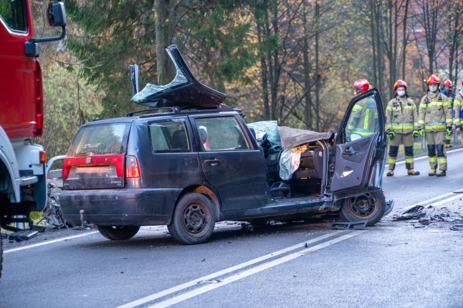 Trzy osoby poszkodowane w wypadku na drodze wojewódzkiej - zdjęcie 8
