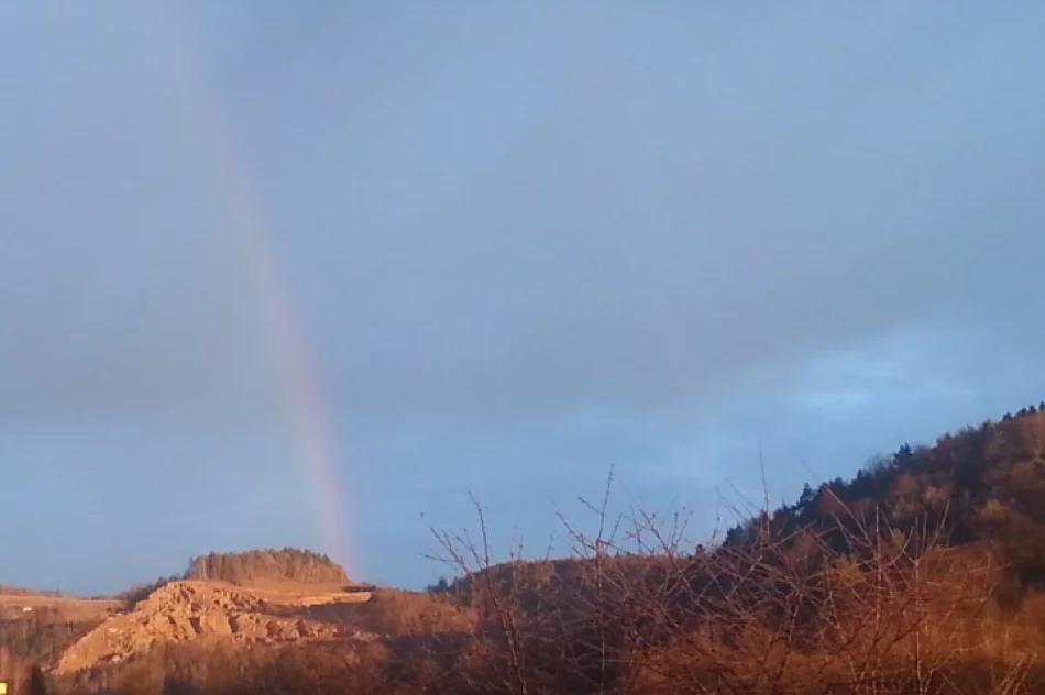 Styczniowa tęcza nad regionem - zdjęcie 2