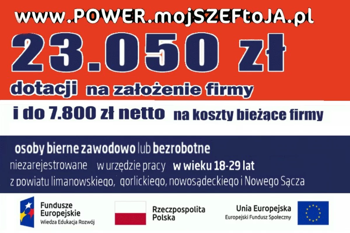 Uzyskaj 30 850 zł dotacji 