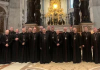 Spotkanie hierarchów z Ojcem Świętym "nacechowane serdecznością i poczuciem wspólnej troski o Kościół" - zdjęcie główne