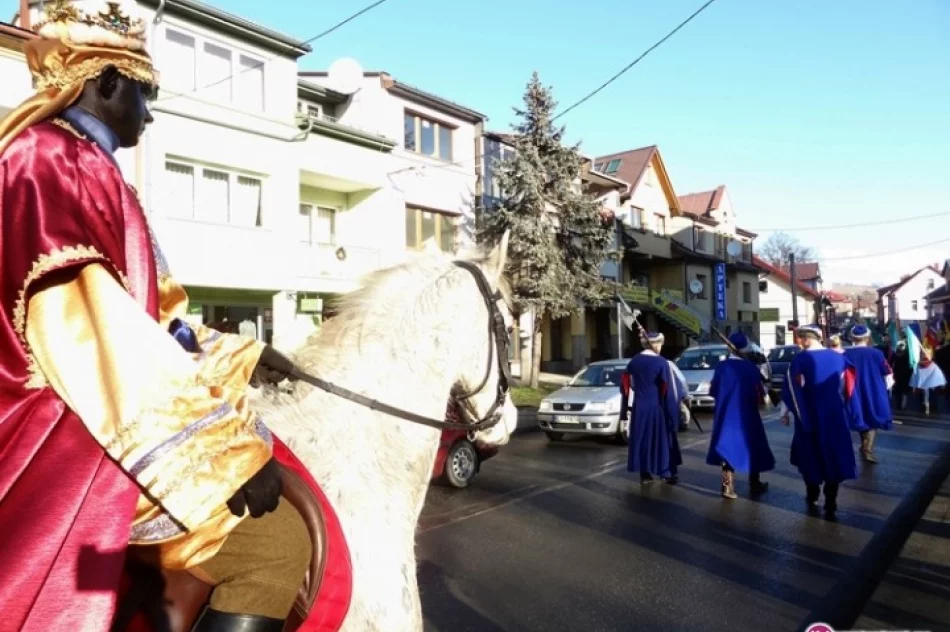 Trzej Królowie na ulicach Mszany Dolnej - zdjęcie 4