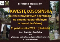 Chcą ratować zabytkowe nagrobki. Jutro I Kwesta Łososińska - zdjęcie główne