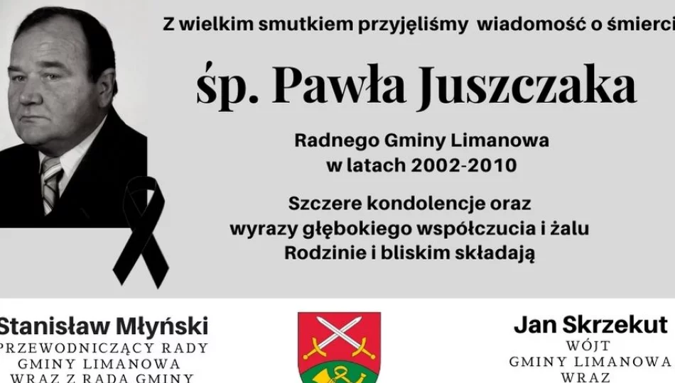 Kondolencje z powodu śmierci Pawła Juszczaka - zdjęcie 1