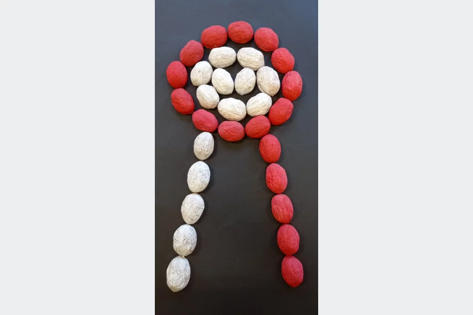 Udział świetlicy szkolnej SP nr 2 w Międzynarodowej Wirtualnej Wystawie Twórczej „KOTYLIONY DLA OJCZYZNY“ - zdjęcie 12