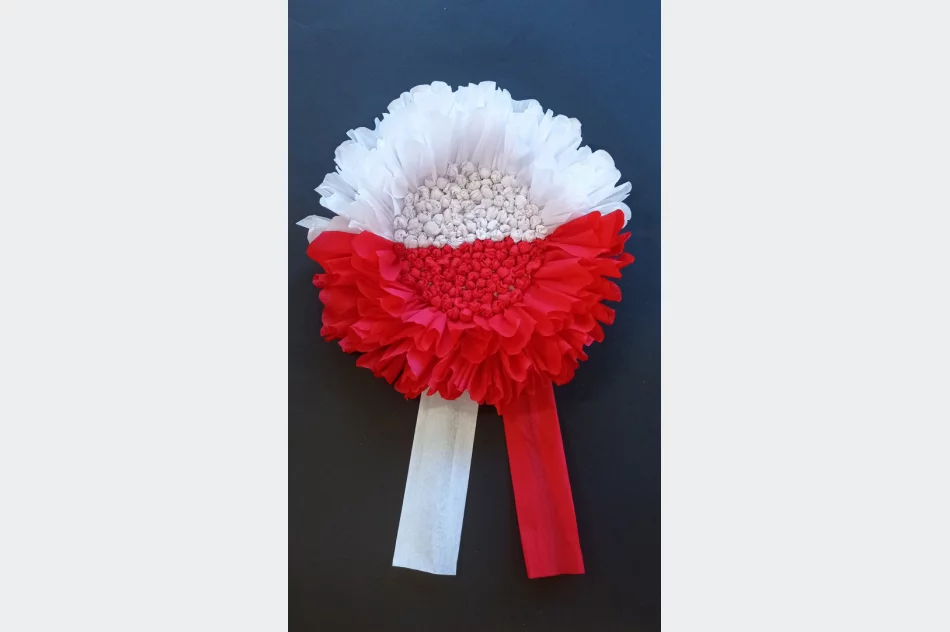 Udział świetlicy szkolnej SP nr 2 w Międzynarodowej Wirtualnej Wystawie Twórczej „KOTYLIONY DLA OJCZYZNY“ - zdjęcie 20