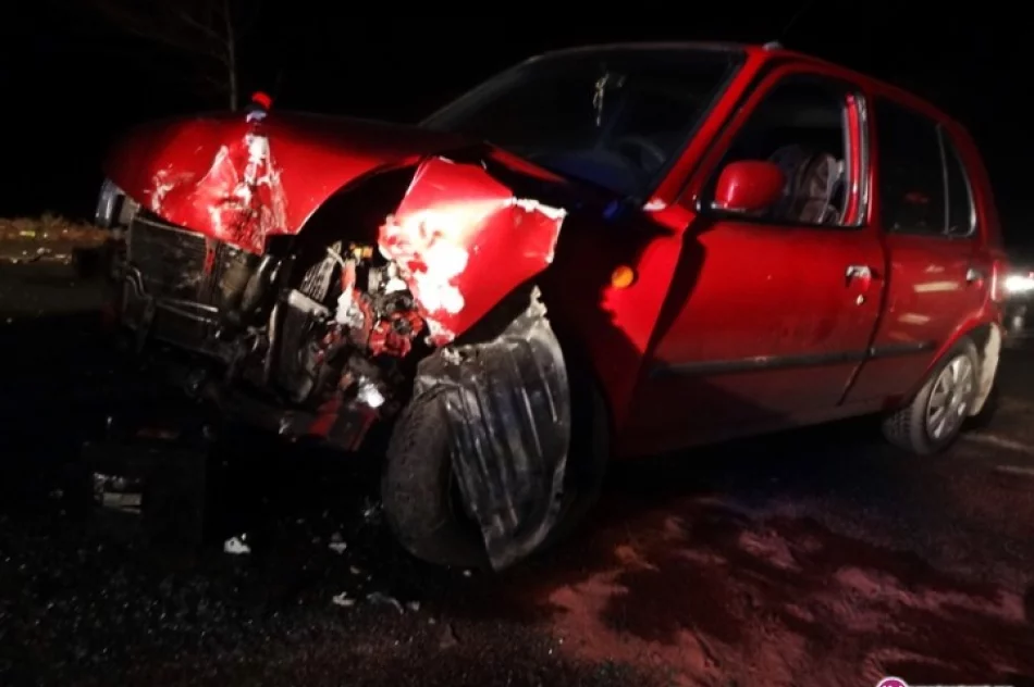 Zderzenie aut - jeden kierowca 'po spożyciu' - zdjęcie 4