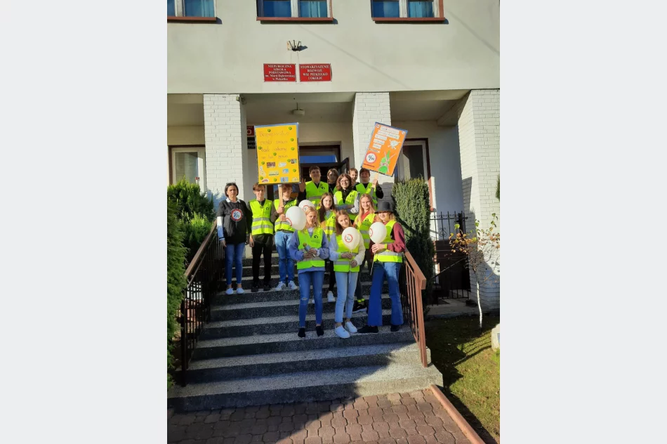 Odblaskowy happening na ulicach miejscowości - zdjęcie 3