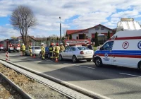 Zderzenie trzech aut na "krajówce" - zdjęcie główne