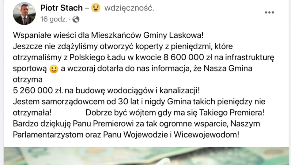 „Dobrze być wójtem, gdy ma się takiego premiera” - zdjęcie 1