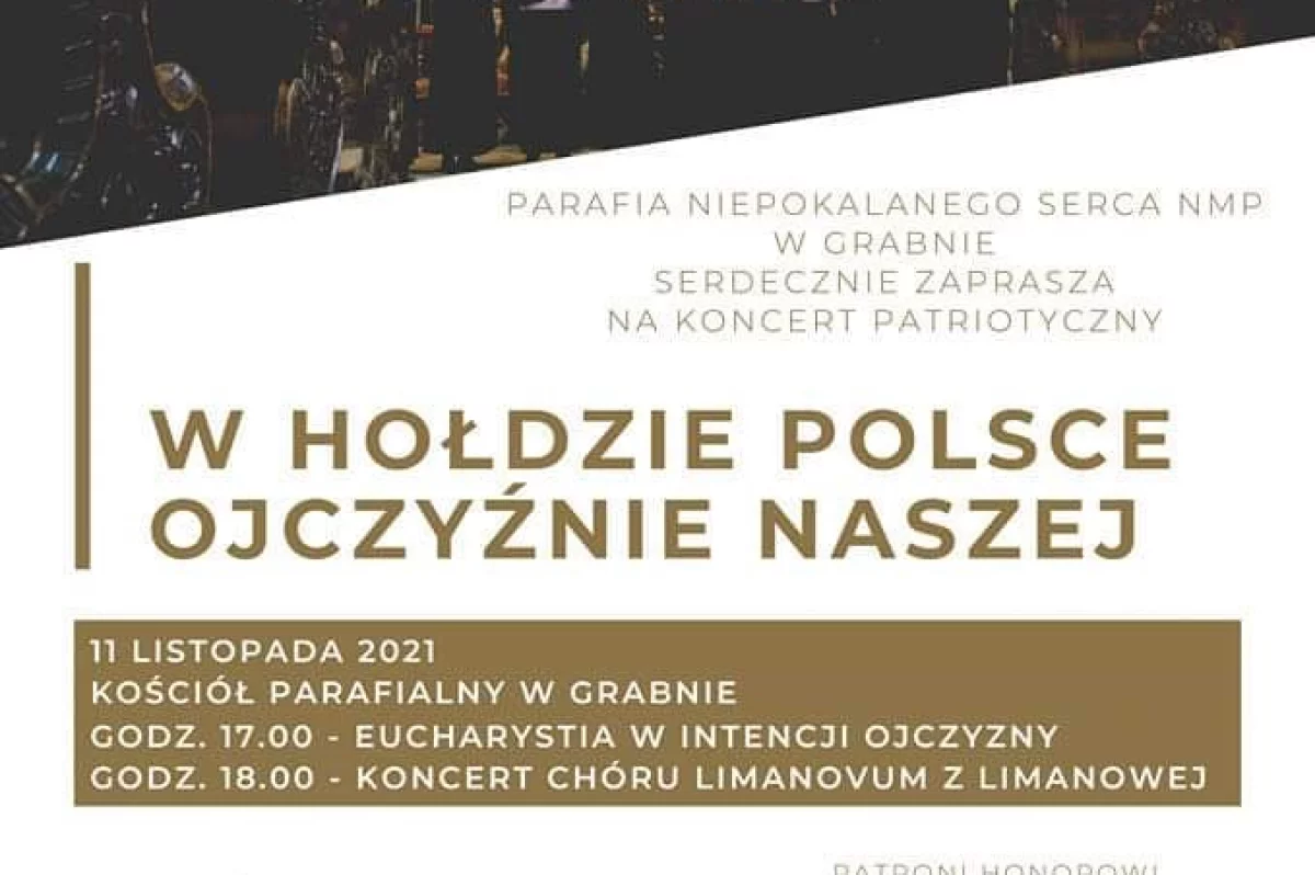 Zapraszamy na koncert patriotyczno-religijny  chóru LimaNovum w Grabnie