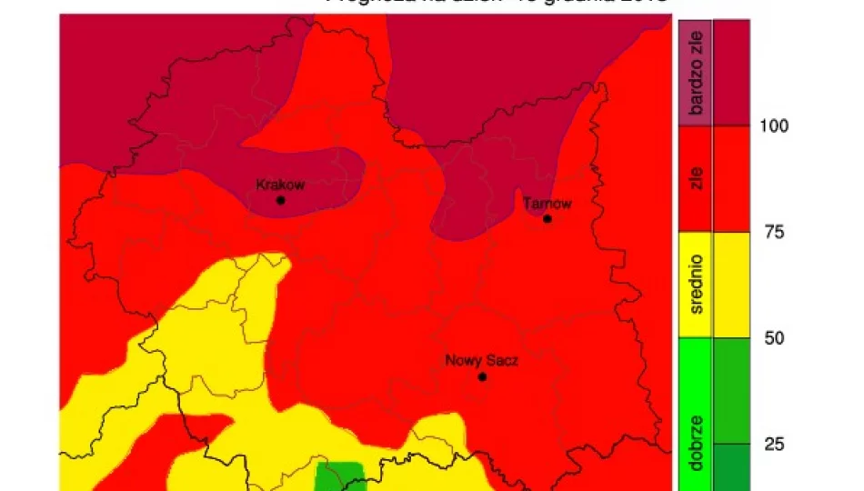 I stopień zagrożenia zanieczyszczeniem powietrza - zdjęcie 1