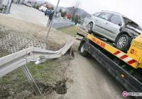 Groźnie wyglądający wypadek - kierowcy brak - zdjęcie główne