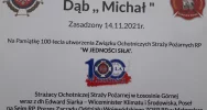 Strażacy z OSP Łososina Górna posadzili dąb na pamiątkę 100-lecia utworzenia Związku OSP RP - zdjęcie 5