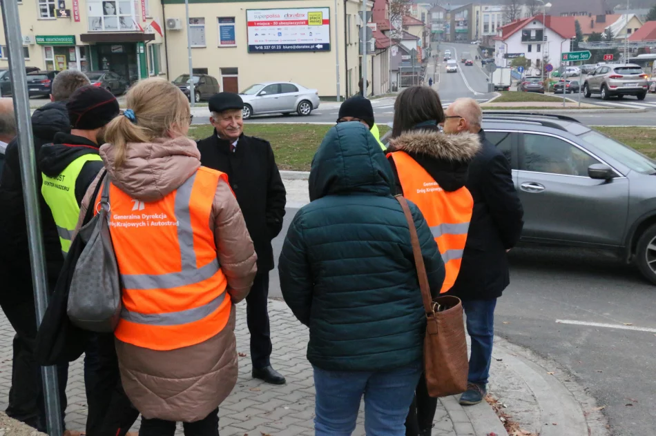 Odbiór techniczny ronda w ciągu DK 28 - zdjęcie 9
