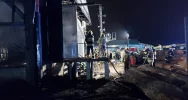 Doszczętnie spłonął budynek tartaku - zdjęcie 3
