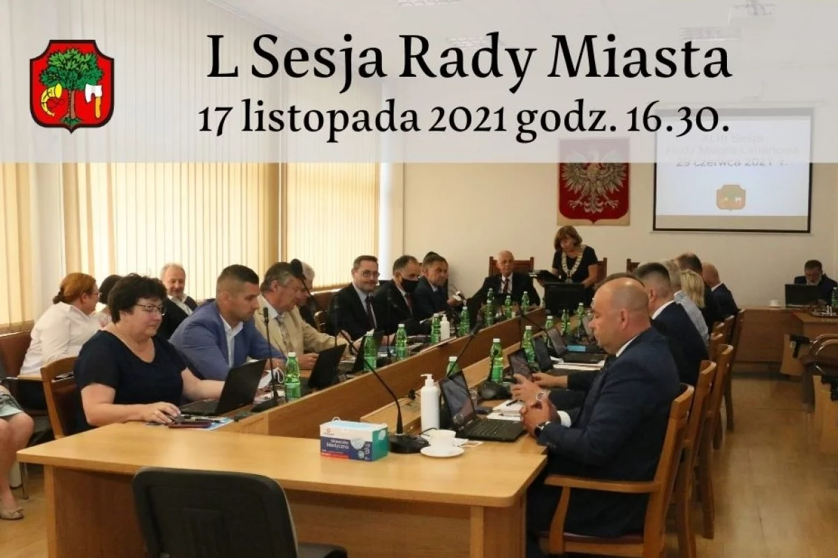 Zawiadomienie o L Sesji Rady Miasta Limanowa