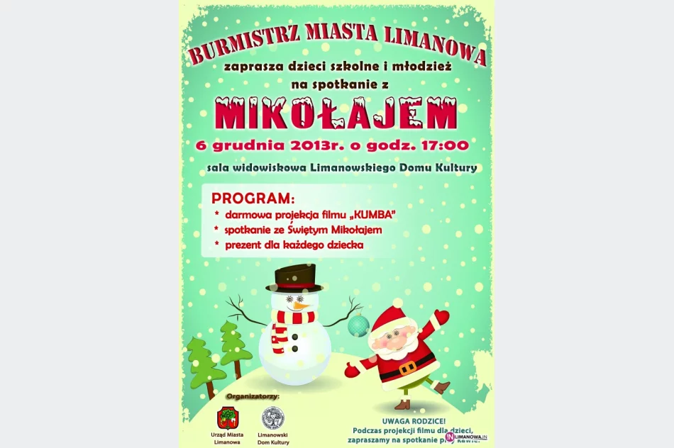 Zobacz gdzie w Limanowej będzie Mikołaj - zdjęcie 2