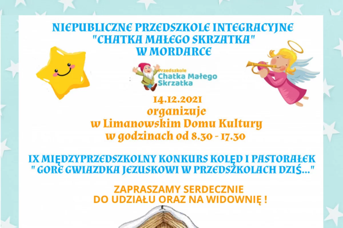 Zaproszenie do udziału w konkursach kolęd i pastorałek!!!