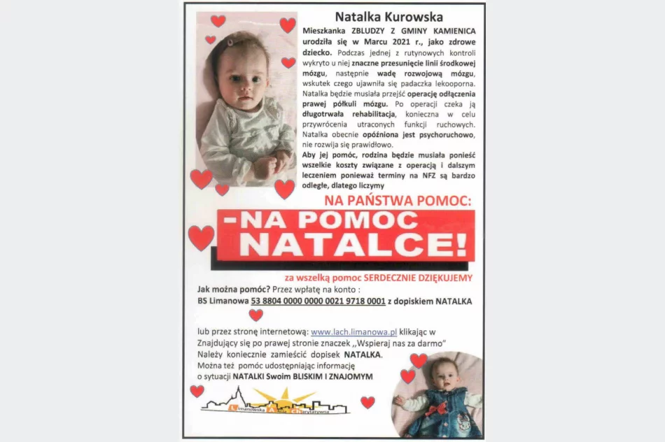 Natalka potrzebuje wsparcia - jutro zbiórka przy kościołach - zdjęcie 2