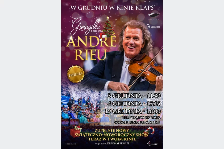  "Gwiazdka z maestro André Rieu" w kinie Klaps! - zdjęcie 2