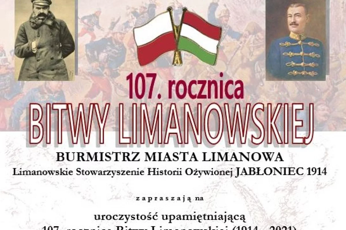 5 grudnia odbędą się obchody 107. rocznicy Bitwy Limanowskiej