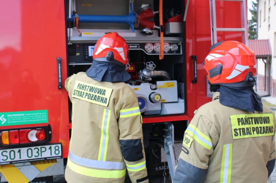 PSP w Limanowej z nowym samochodem - zdjęcie 7