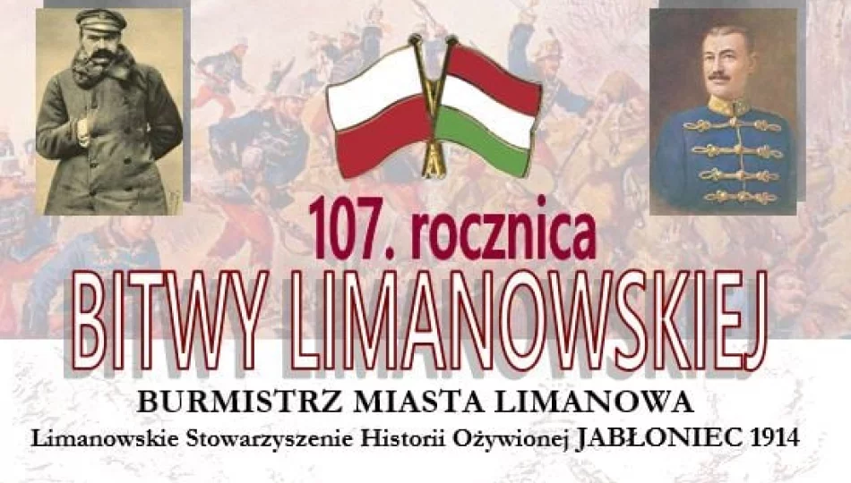 Zbliżają się obchody 107. rocznicy Bitwy Limanowskiej - zdjęcie 1