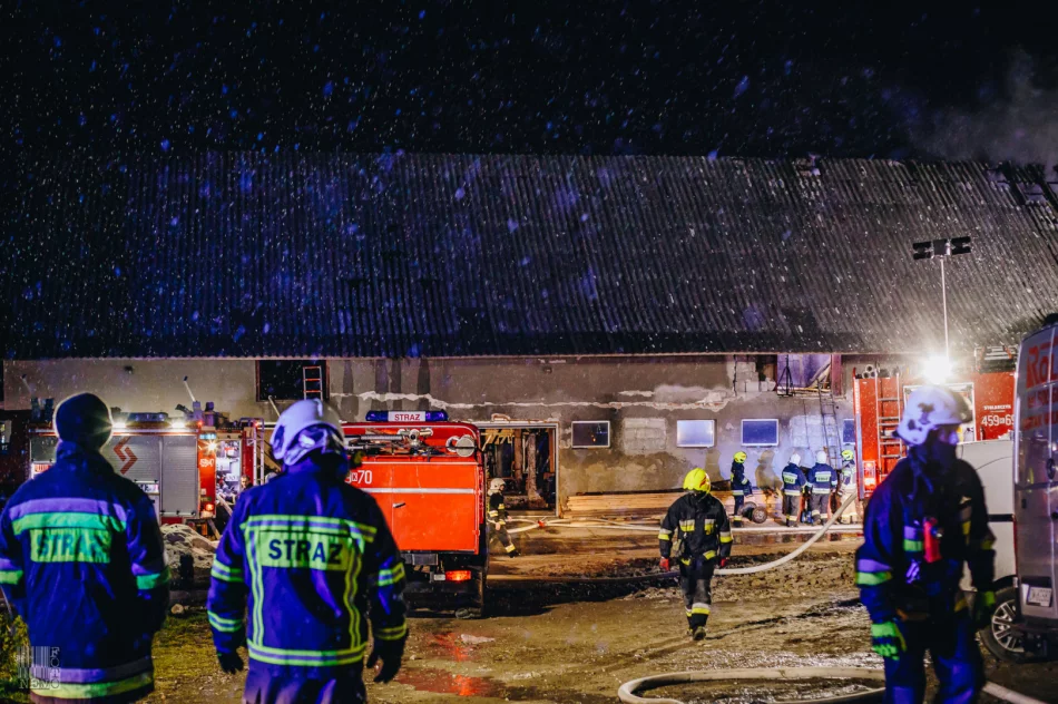 Strażacy gasili pożar zabudowań gospodarczych - zdjęcie 2