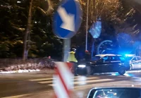 Kolizja przy przejściu dla pieszych - zdjęcie główne