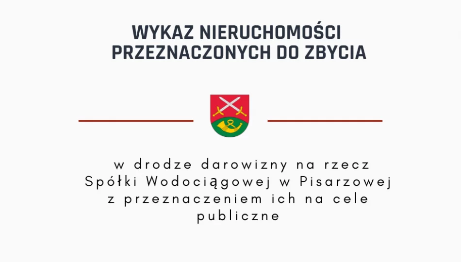 Wykaz nieruchomości do zbycia - zdjęcie 1