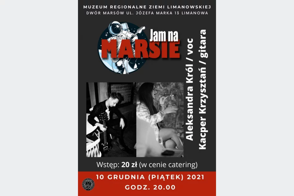 Dziś przedświąteczny "Jam na Marsie” - wystąpi Aleksandra Król i Kacper Krzysztań - zdjęcie 2
