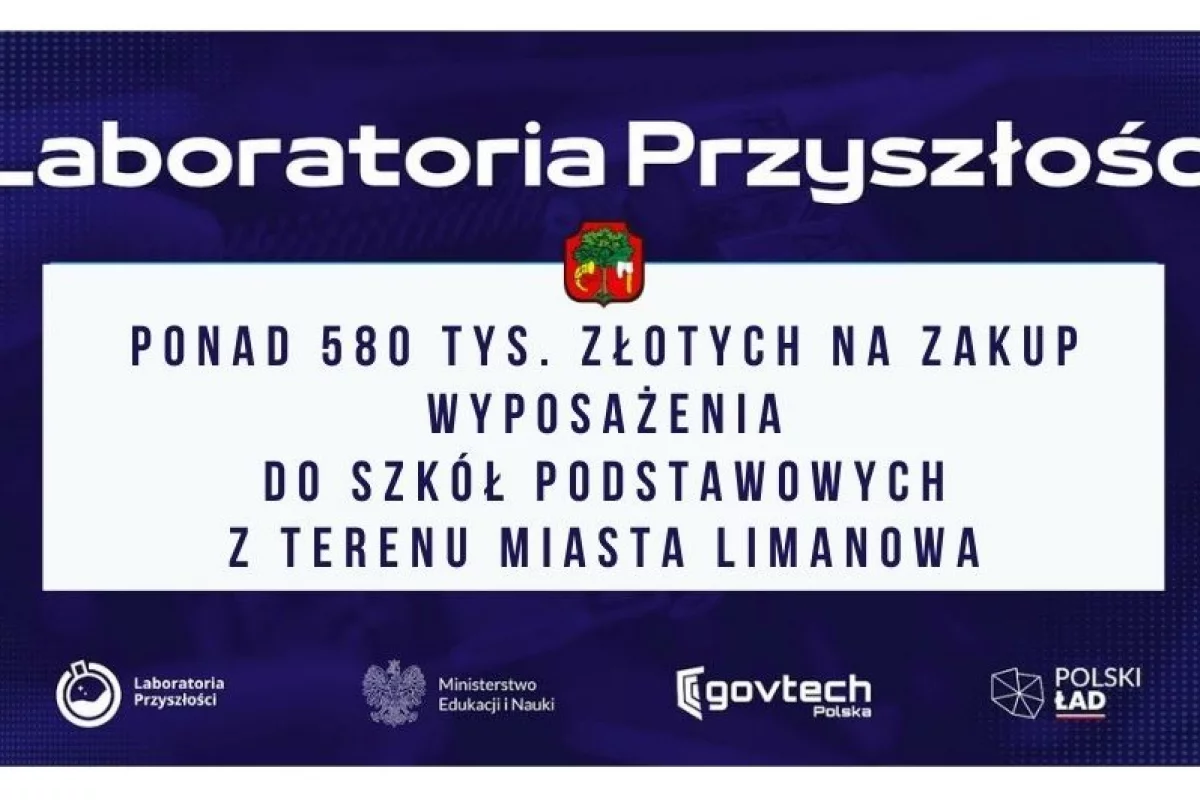 W limanowskich szkołach powstaną "laboratoria przyszłości"