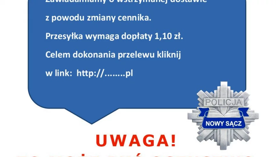 Uważaj na wiadomości od fałszywych kurierów! - zdjęcie 1