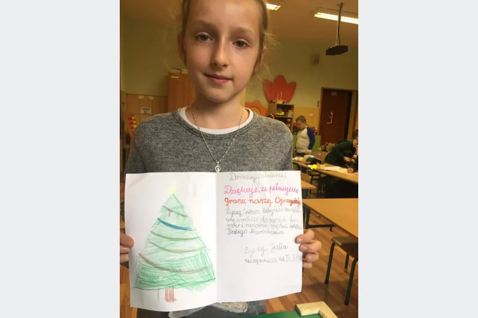 #MuremZaPolskimMundurem - uczniowie SP nr1 w Starej Wsi przyłączają się do ogolnopolskiej akcji - zdjęcie 8