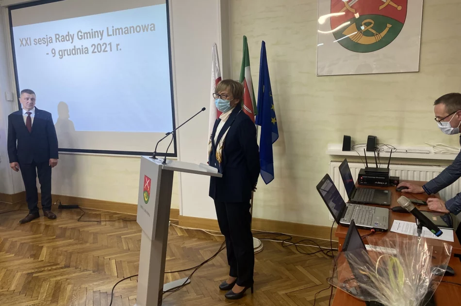 Informacja o XXI sesji Rady Gminy Limanowa - zdjęcie 16